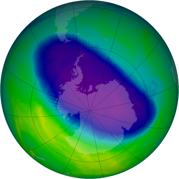 Ozone Map 1992-10-04